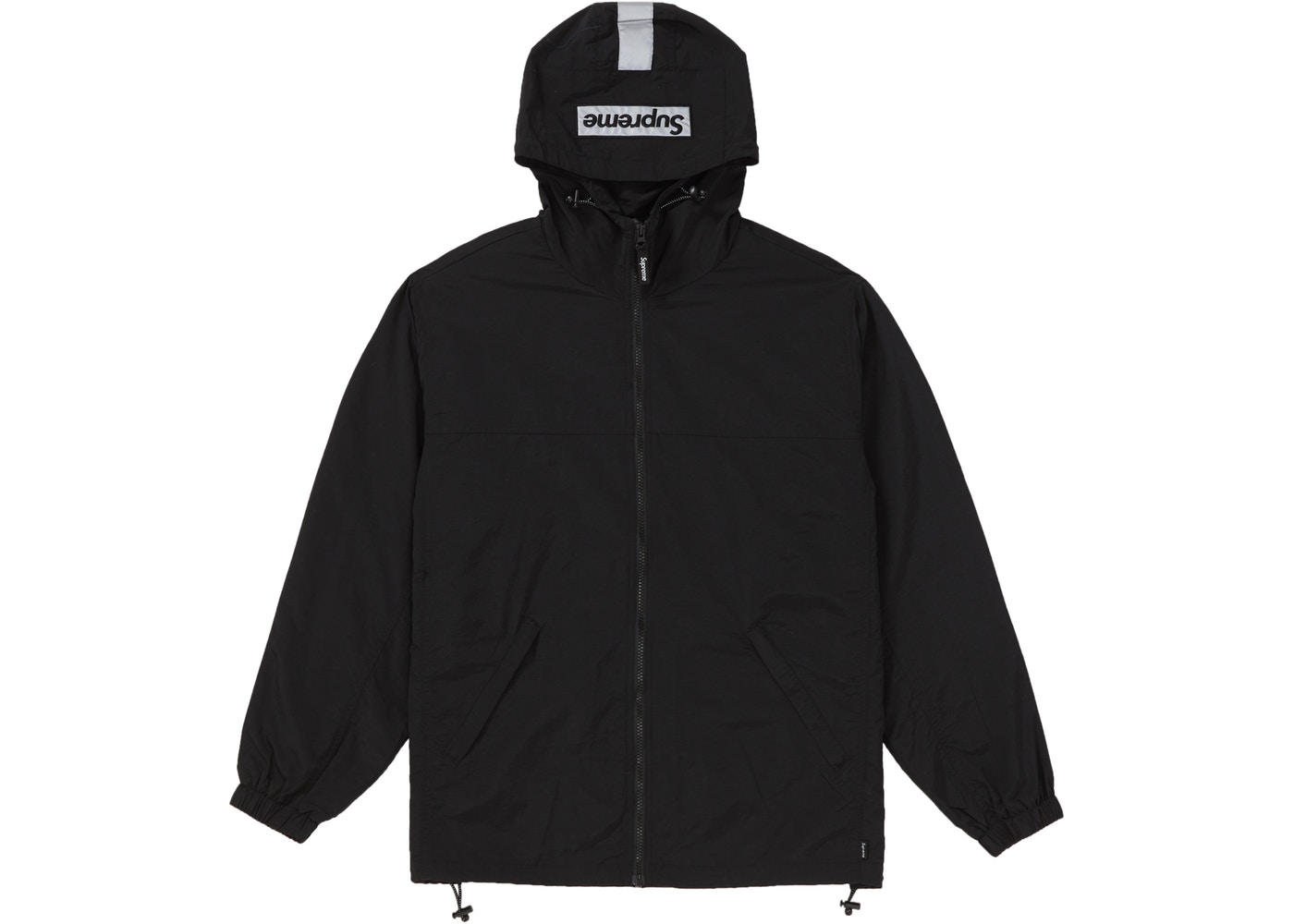 Supreme 2-Tone Zip Up Jacket Black